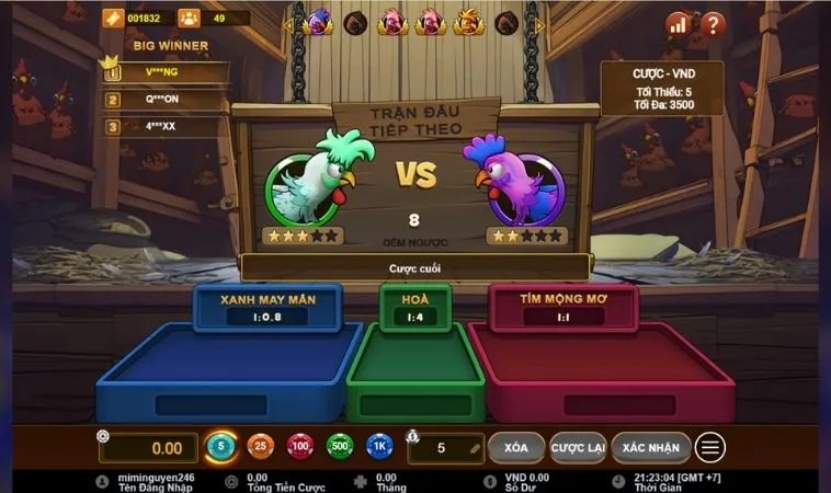 Cách chơi Đá Gà 3D Tại SumVip