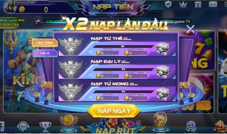 Chương trình khuyến mãi tại nhà cái Sumvip